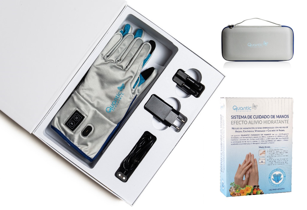 Guantes Q1 + cuidado de manos + neceser