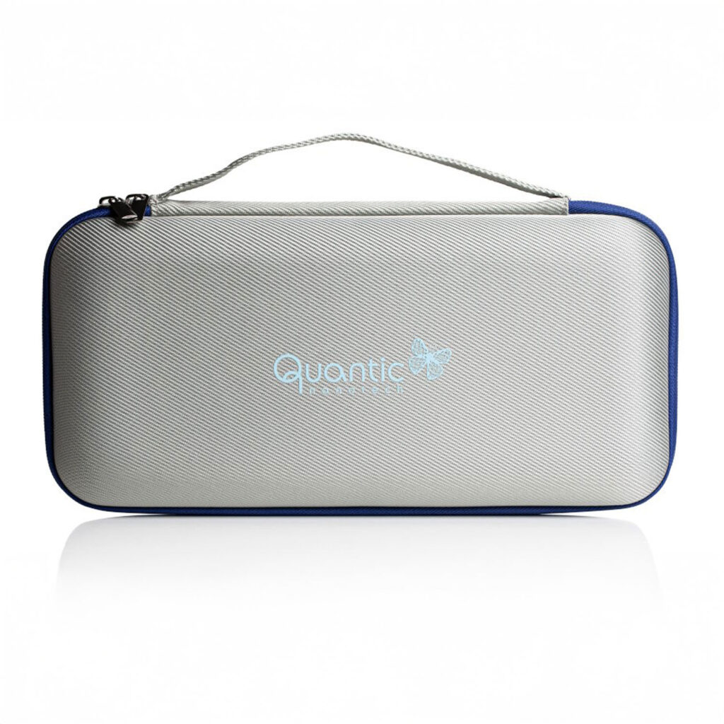 Alto texto: Estuche de almacenamiento para productos de artrosis y cuidado ortopédico.