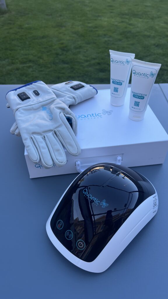 Equipo de protección Quantic para articulaciones y rodillas.